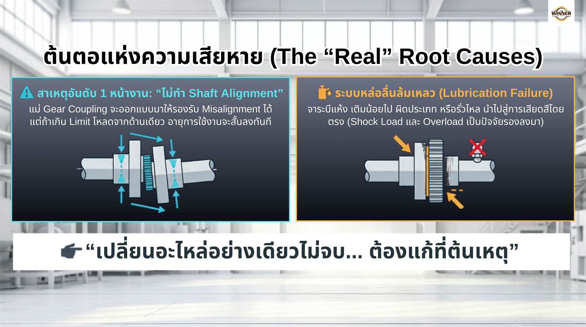 ต้นตอแห่งความเสียหาย Real Root Causes