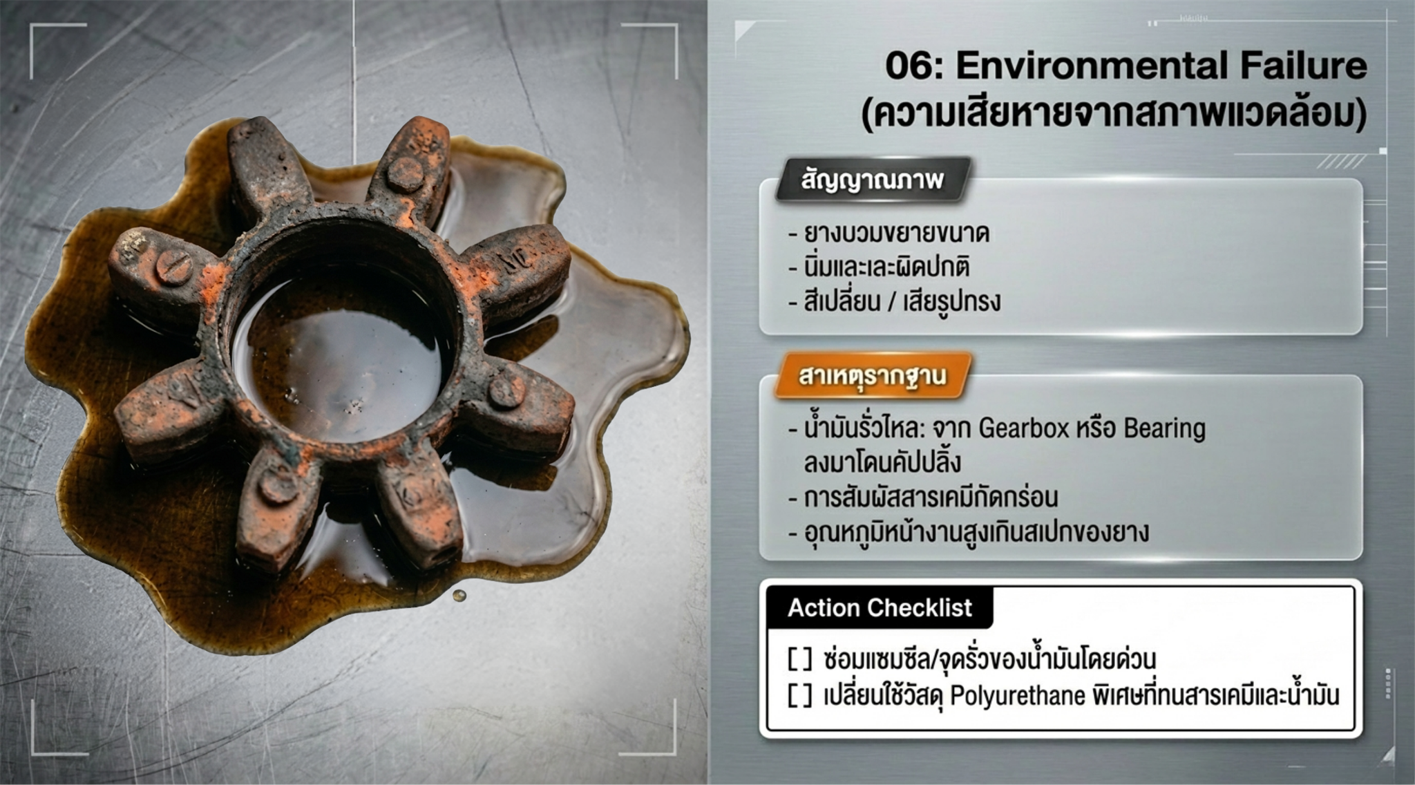 Environmental Failure ความเสียหายจากสภาพแวดล้อม
