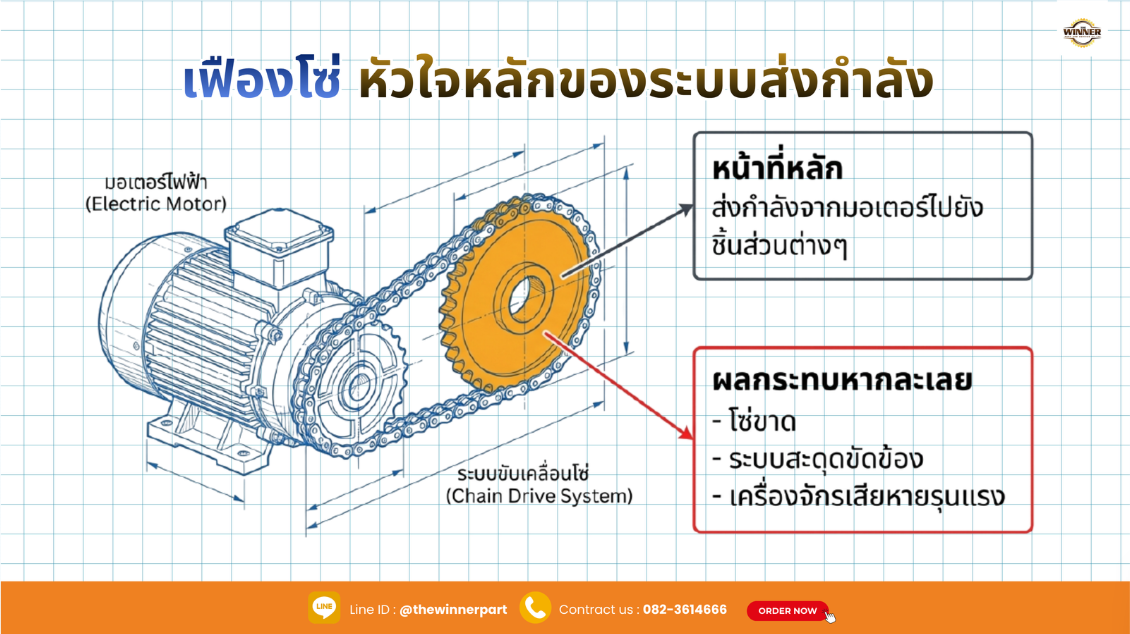 เฟืองโซ่ มีปัญหาอะไรหรือไม่