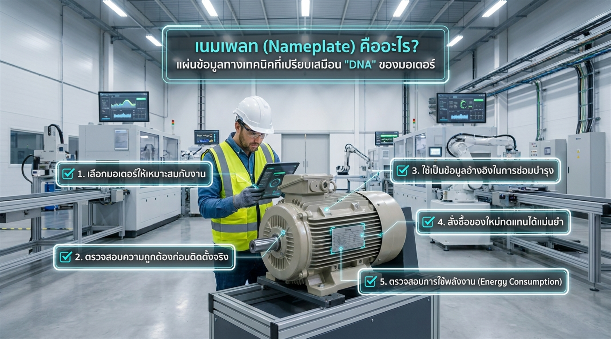 เนมเพลทมอเตอร์คืออะไร