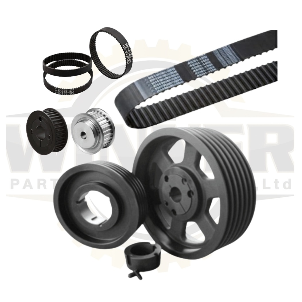 Pulley and V-belt